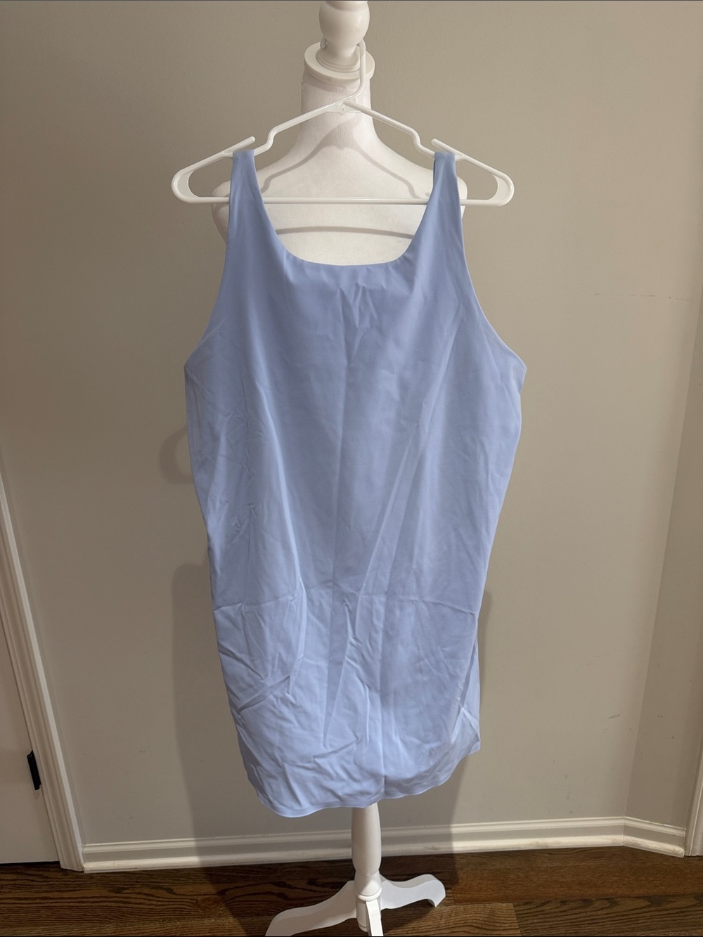 SPANX Light Periwinkle Athletic Dress with Shorts NWOT